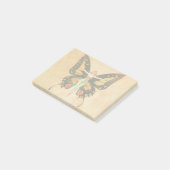 Vrouw Illustratie Fladderende Vlinder Vliegend Post-it® Notes (Schuin)