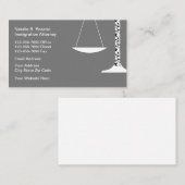 Vrouw Immigratieprocureur bij wet Visitekaartje (Voorkant / Achterkant)