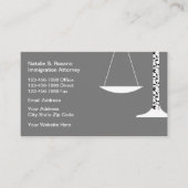 Vrouw Immigratieprocureur bij wet Visitekaartje (Voorkant)