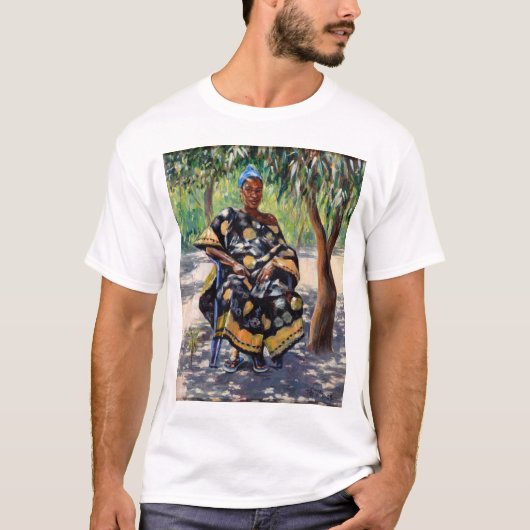 Vrouw in 2004 t-shirt (Voorkant)