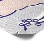 Vrouw in Bath door Roy Lichtenstein Poster (Hoek)