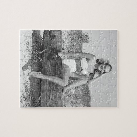 Vrouw in Bikini Legpuzzel (Horizontaal)