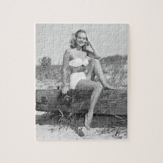 Vrouw in Bikini Legpuzzel (Verticaal)