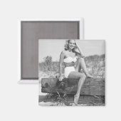 Vrouw in Bikini Magneet (Voorkant / Achterkant)