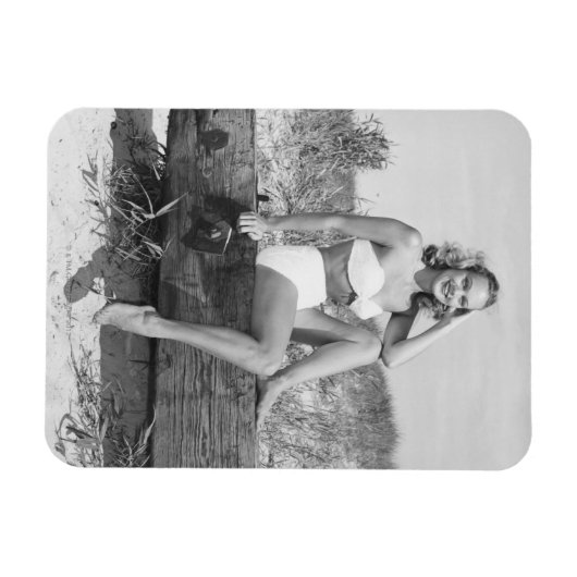 Vrouw in Bikini Magneet (Horizontaal)