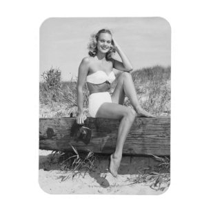 Vrouw in Bikini Magneet