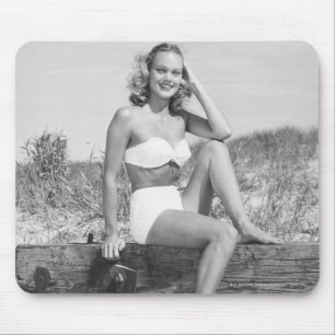 Vrouw in Bikini Muismat