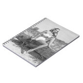Vrouw in bikini notitieboek (Linkerzijde)