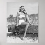 Vrouw in Bikini Poster (Voorkant)