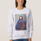 Vrouw in Black Panther Basic Sweatshirt (Voorkant)