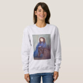 Vrouw in Black Panther Basic Sweatshirt (Voorkant volledig)