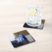 Vrouw in Blauw, Johannes Vermeer Kartonnen Onderzetters (Insitu)