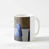Vrouw in Blauw, Johannes Vermeer Koffiemok (Voorkant rechts)