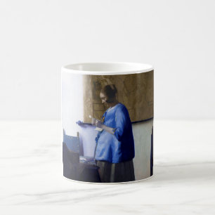 Vrouw in Blauw, Johannes Vermeer Koffiemok