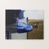 Vrouw in Blauw, Johannes Vermeer Legpuzzel (Horizontaal)
