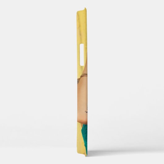 Vrouw in blauwe Gibraltar met zonnebril Case-Mate iPhone Case (Achterkant / Rechts)