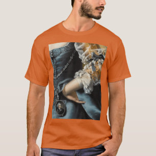 Vrouw in Blue Dress Renaissance Painting T-shirt
