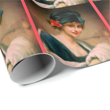 vrouw in bontmoerasportret