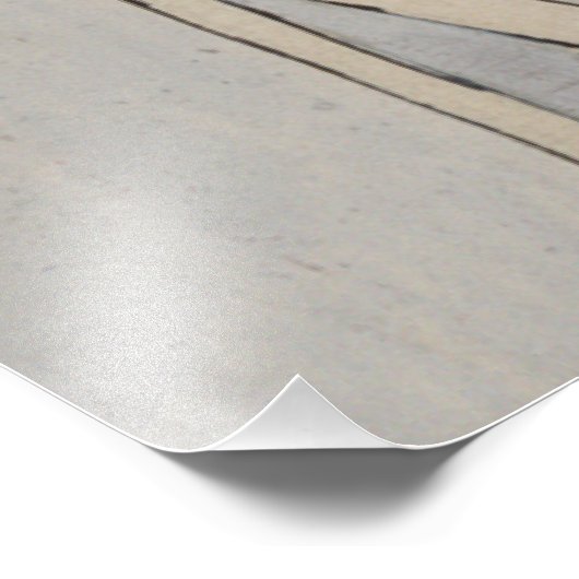 Vrouw in Cafe met  spetters Foto Afdruk (Hoek)