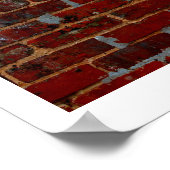 Vrouw in Curlers Poster (Hoek)