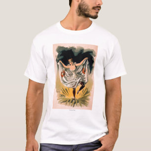 Vrouw in Dance Costume op Vloer Poster T-shirt