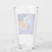 Vrouw in de blauwe kamer (door Paul Ranson) Glas (Achterkant)