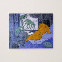 Vrouw in de blauwe kamer (door Paul Ranson)
