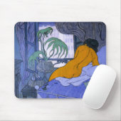 Vrouw in de Blauwe Kamer (door Paul Ranson) Muismat (Met muis)
