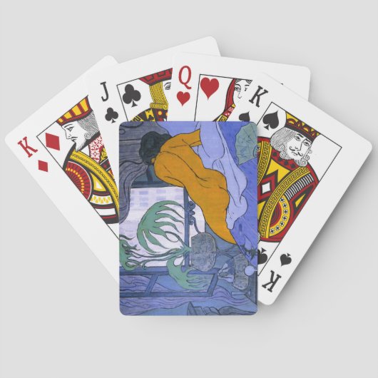 Vrouw in de blauwe kamer (door Paul Ranson) Pokerkaarten (Achterkant)