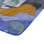 Vrouw in de blauwe kamer (door Paul Ranson) Snijplank (Hoek)