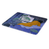 Vrouw in de blauwe kamer (door Paul Ranson) Snijplank (Hoek)