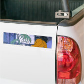 Vrouw in de Blauwe Kamer (van Paul Ranson) Bumpersticker (Op Truck)