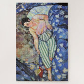 Vrouw in de blauwe slaapkamer (van Suzanne Valadon Legpuzzel (Verticaal)