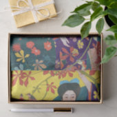 Vrouw in de Bloertuin, Goyō Hashiguchi Tissuepapier (Geschenk)