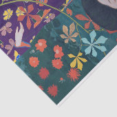 Vrouw in de Bloertuin, Goyō Hashiguchi Tissuepapier (Detail)