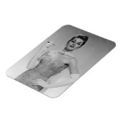 Vrouw in de dress magneet (Linkerzijde)