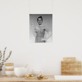 Vrouw in de dress poster (Keuken)