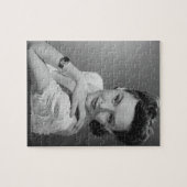 Vrouw in de Gown Legpuzzel (Horizontaal)