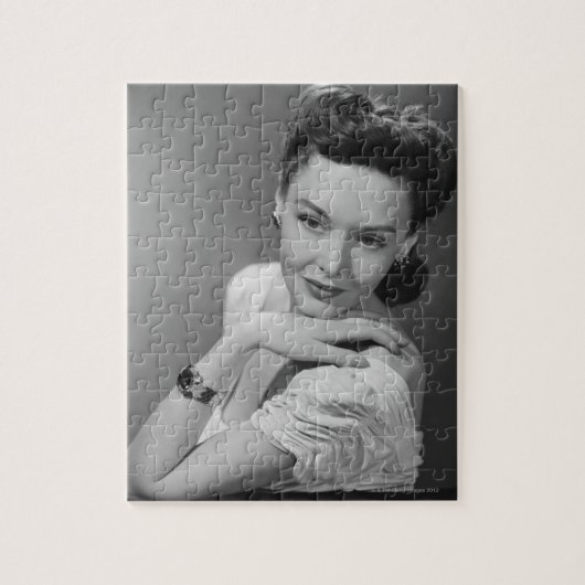 Vrouw in de Gown Legpuzzel (Verticaal)