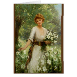  vrouw in de lentevloeren