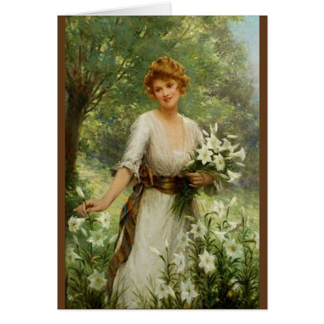  vrouw in de lentevloeren (Voorkant)