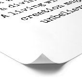 Vrouw in de liefde gedicht, zwart en wit met rozen poster (Hoek)