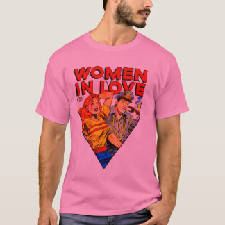 Vrouw in de Mode van de Liefde T-shirt