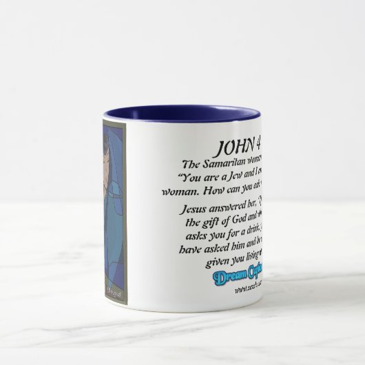 Vrouw in de put: mok (Midden)