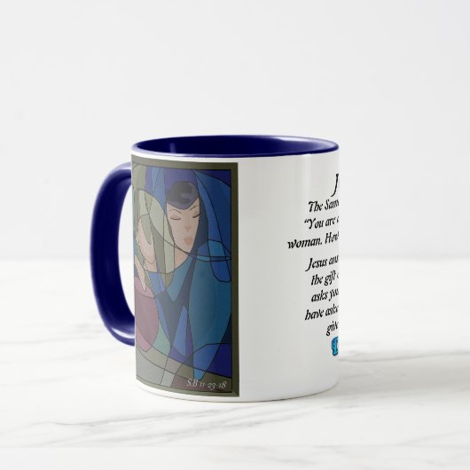 Vrouw in de put: mok (Voorkant links)