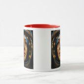 Vrouw in de ruimte mok (Midden)