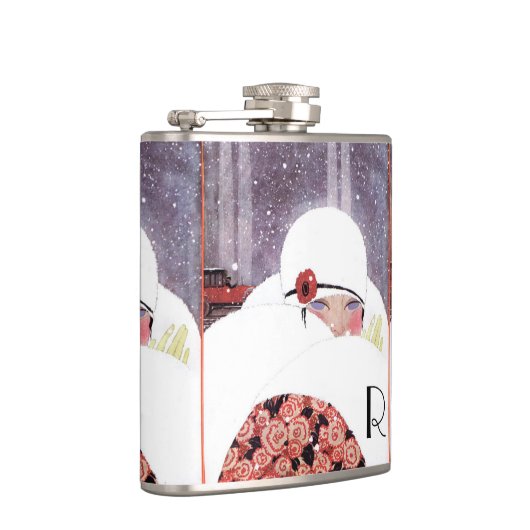 VROUW IN DE SNEE, WINTER BEAUTY MODE MONOGRAM HEUPFLES (Rechts)