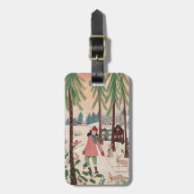 Vrouw in de sneeuw Jaar van de konijn