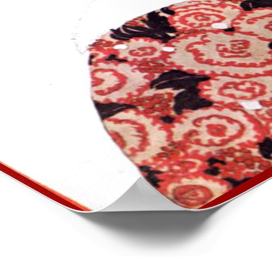 VROUW IN DE SNEEUW, WINTER BEAUTY MODE POSTER (Hoek)