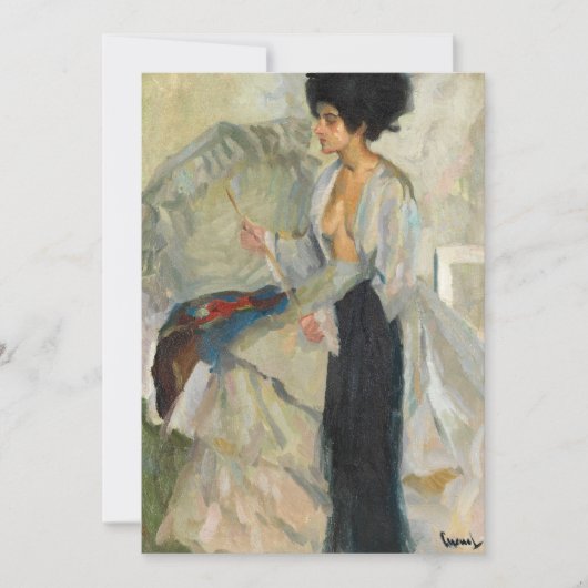 Vrouw in de studio | Edward Cucuel (Voorkant)